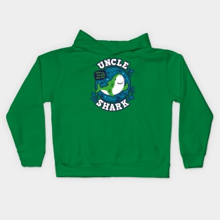 Uncle Shark (trace) Kids Hoodie